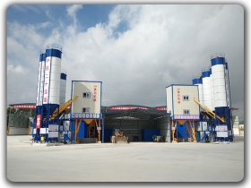 produsen china Pabrik pencampuran beton 120m3 / h, suplier
