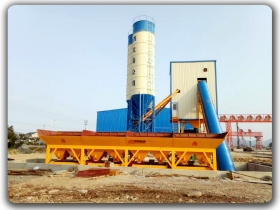 produsen china Pabrik pencampuran beton campuran 120m3 / h, suplier