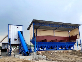 complete set Concrete Batching Plant 120m3/h
